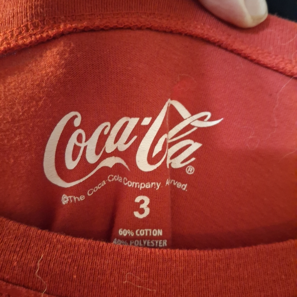 Relaxed Fit Cherry Coke Crop Top - Picture 4 of 4